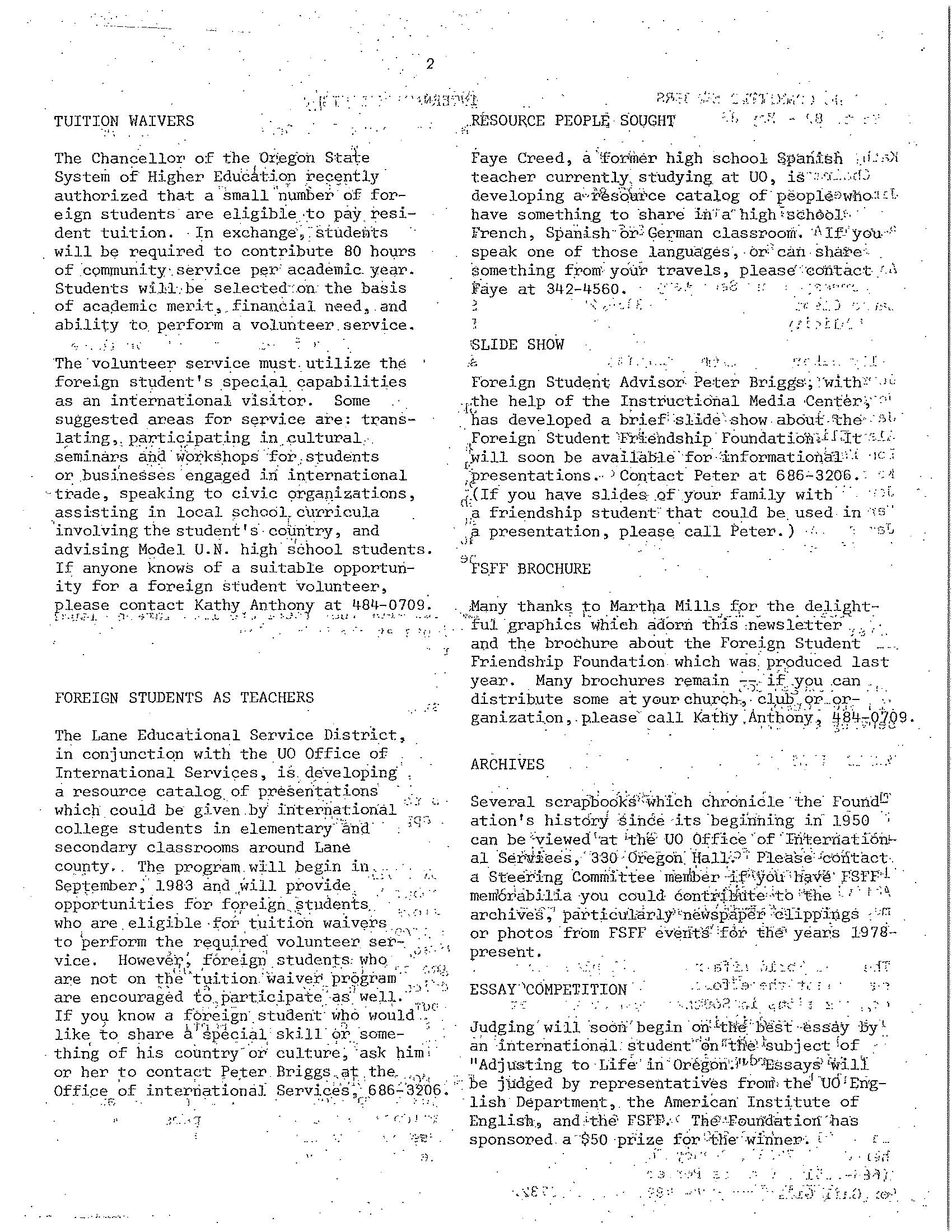 1983 Winter Newsletter, Page_2